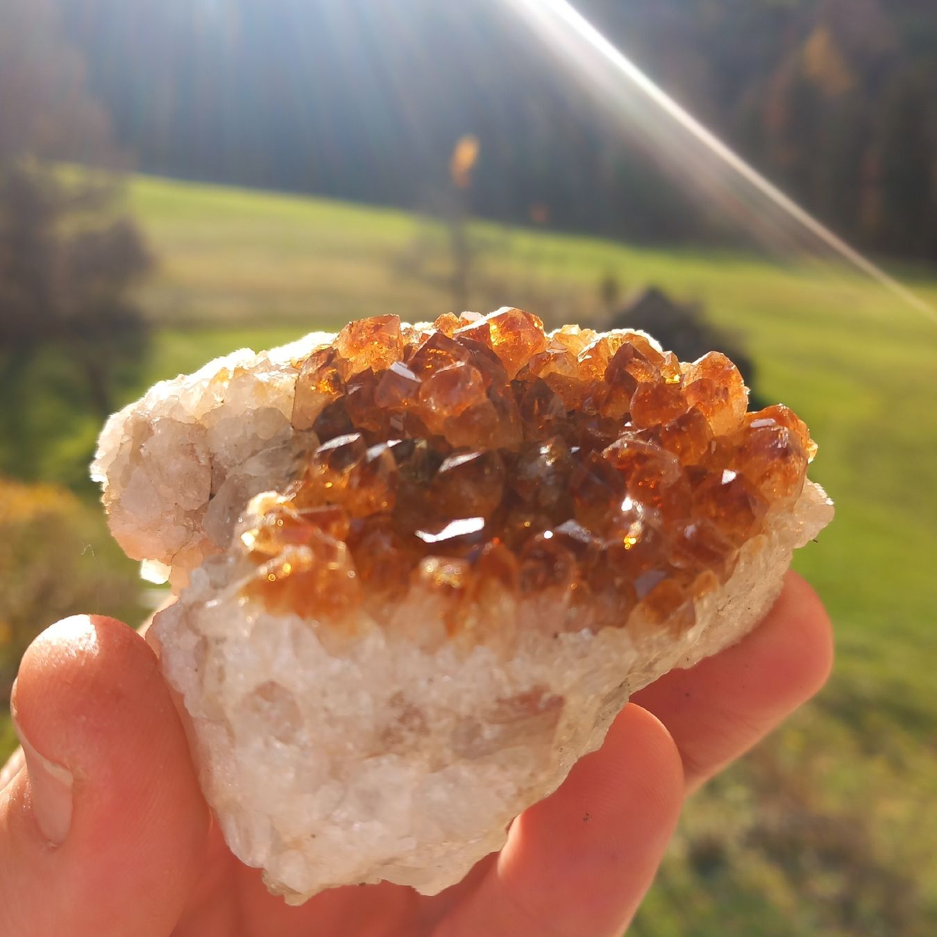 Pietre preziose: Citrin Quarz Druse Edelstein 200g – Usato da Ebnat-Kappel venduto da blazzi 3