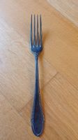 Alte Gabel versilbert, Vintage mit J.M. Gravur