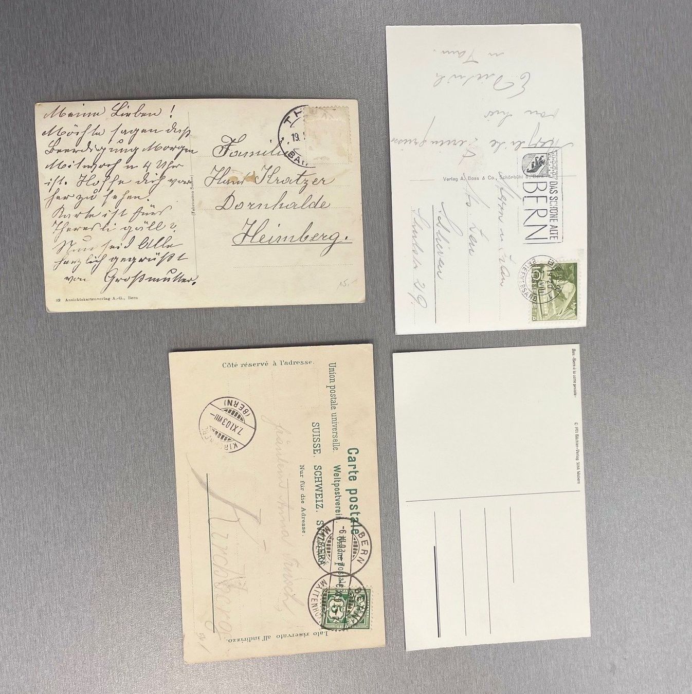 Cartes postales: 4 Postkarten Bärengraben Bern – D'occasion à Sirnach par Melisangi 1