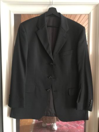 Blazer HUGO BOSS, taille 24/48, anthracite foncé, laine