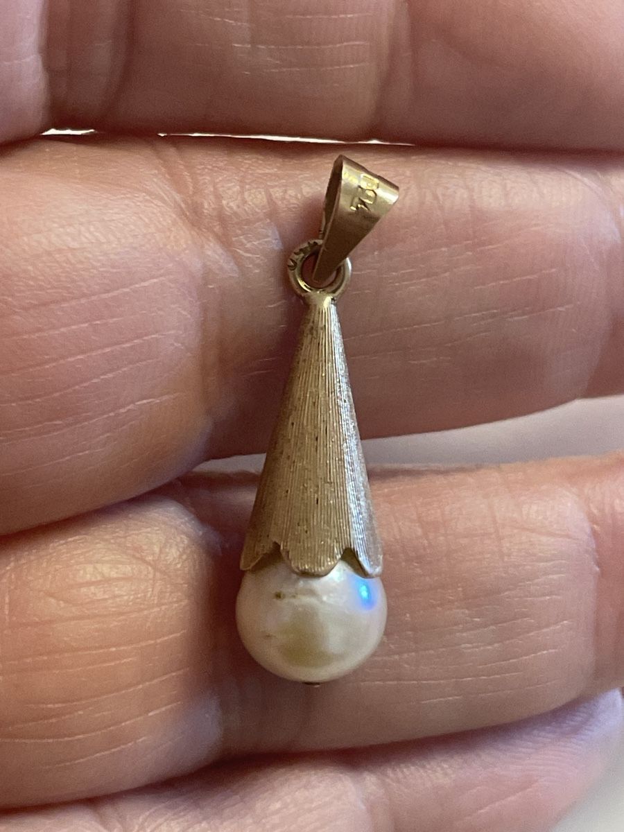 Ciondoli: Pendentif en or 18c avec perles – Usato da Montreux venduto da Pipo7878 2