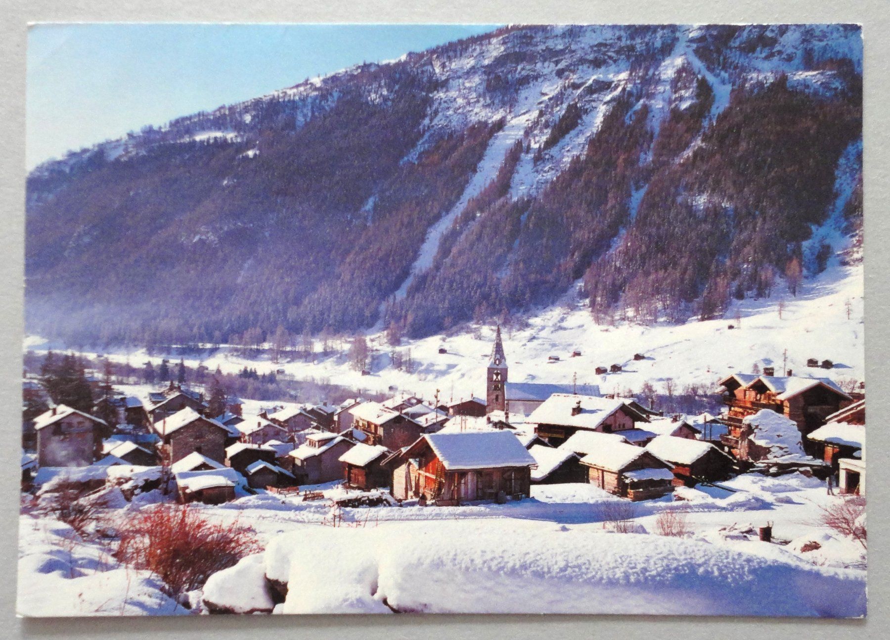 Cartoline postali: Evolène - Valais, alt. 1378 m – Usato da Fétigny venduto da Billy2miny