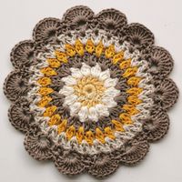 Mandala Gehäkelt 1.Stück Baumwolle 18cm