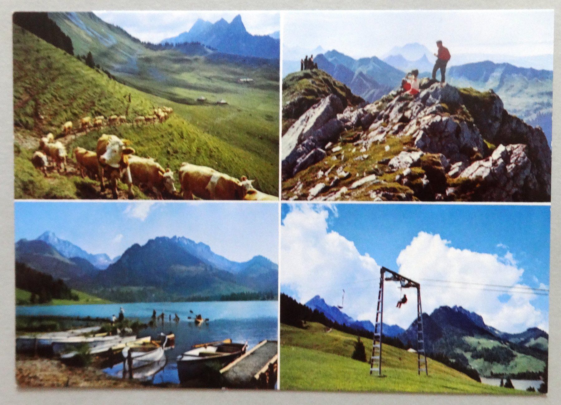 Ansichtskarten: Schwarzsee - Lac Noir 1050 m – Gebraucht aus Fétigny von Billy2miny