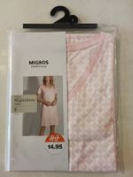 Migros Essentials Nachthemd Gr S Damen Rosa/Weiss kurzarm