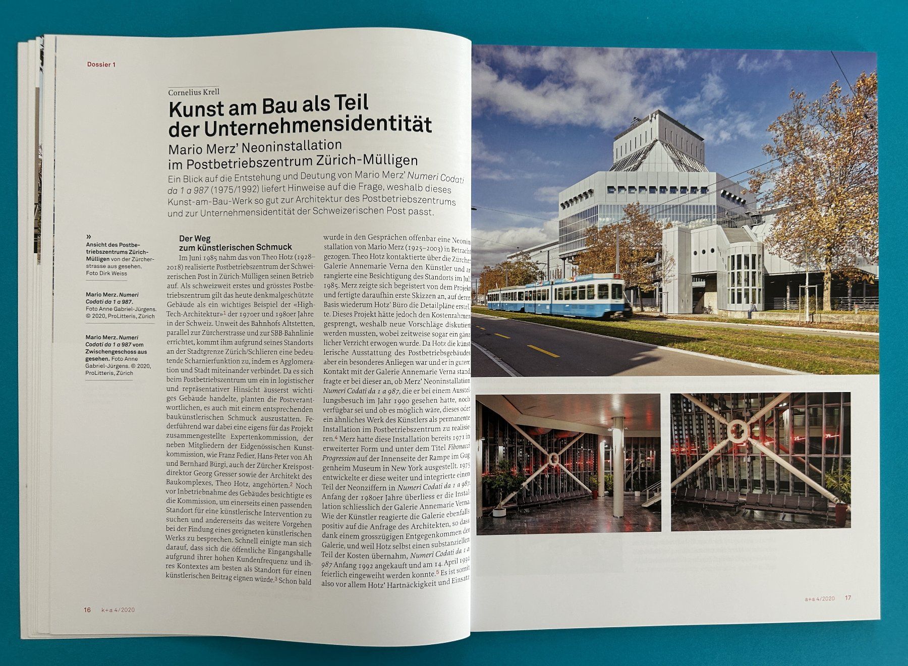 Libri: ARCHITEKTUR UND KUNST BEI DER POST in der Schweiz – Usato da Zürich venduto da Domus09 6