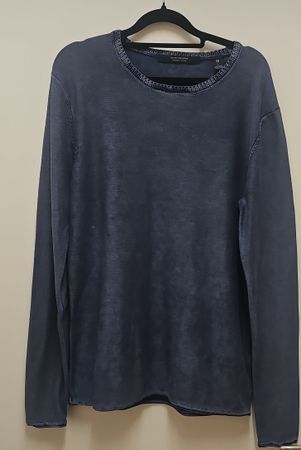 Scotch und Soda Baumwolle Pullover blaue Größe L