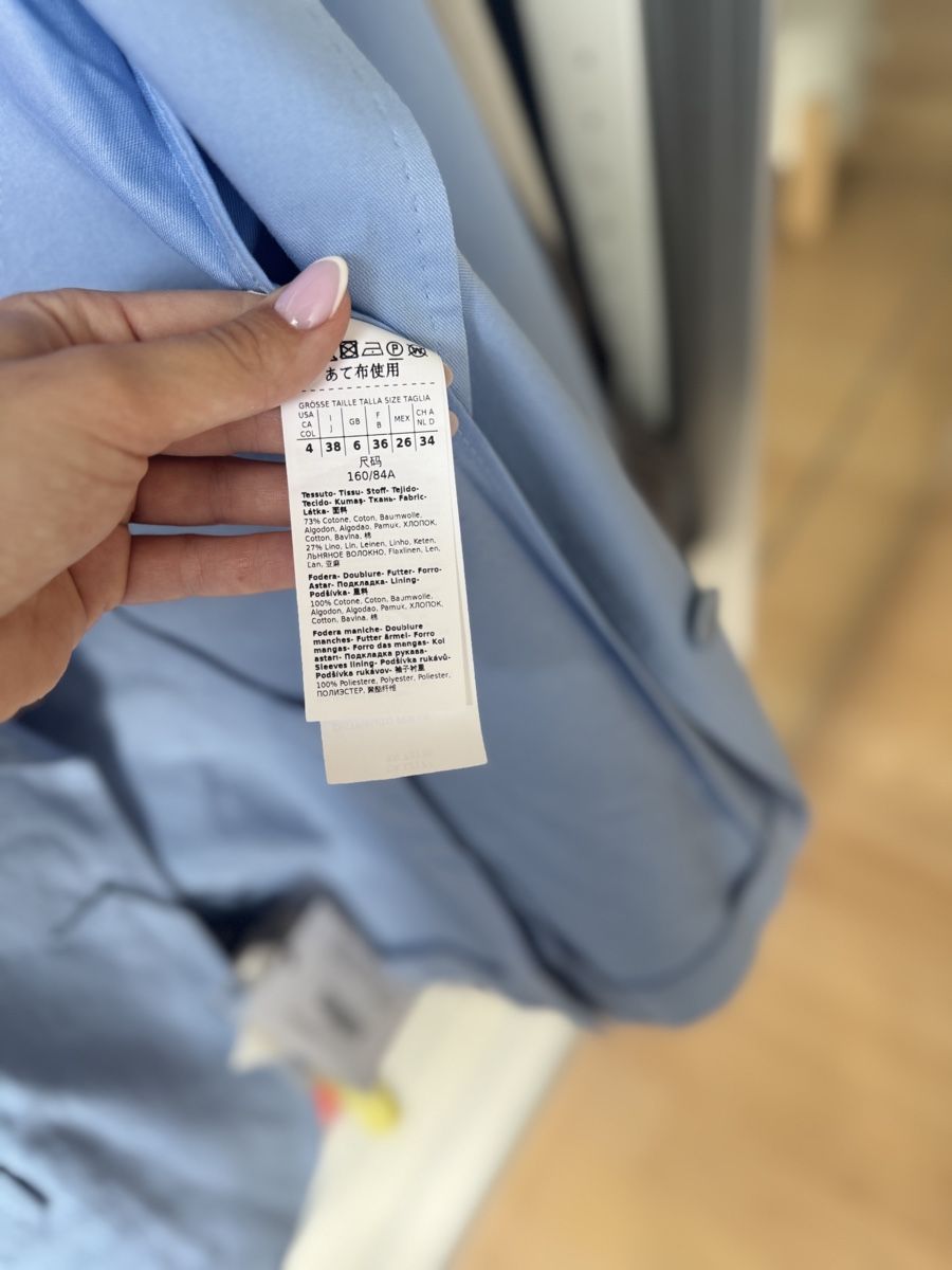 Max Mara Giacche: Weekend Max Mara Cotton Blazer - Pastel Blue - New! – Nuovo e nell'imballaggio originale da Sattel venduto da Zlata1 6