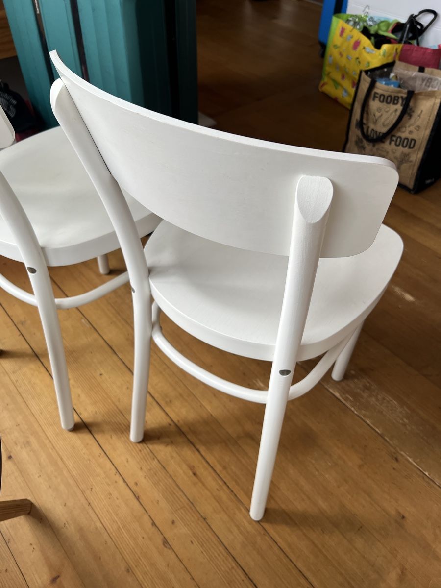 Ikea Stühle: 2 Stühle Ikea weiss  – Gebraucht aus Biel/Bienne von mona222 3