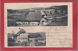 Gruss aus Arnisäge - 1906 - Stempel BIGLEN