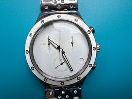 Swatch Irony Chrono YCS535 white sun