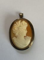 Kamee Anhänger Brosche