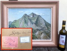 🌟Hist. Gemälde A. Koch Spitze Schächental Uri Glarus 1927