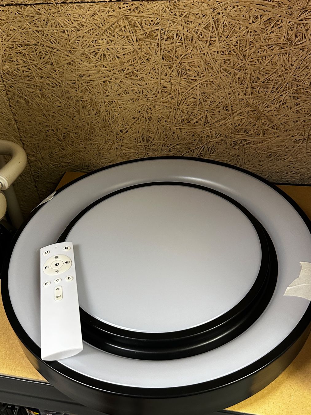 Lampadari & plafoniere: Deckenlampe schwarz/weiss aus Kunststoff – Usato da Fahrweid venduto da sacha.c
