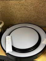 Deckenlampe schwarz/weiss aus Kunststoff