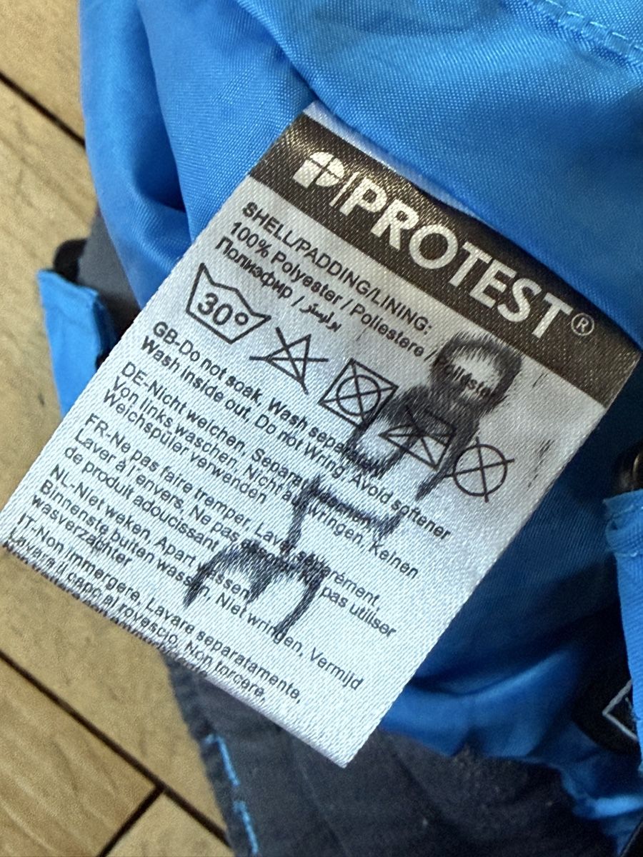 Protest Pantaloni: Protest Skihose, Gr. 140, Blau – Usato da Winterthur venduto da immensee7 3