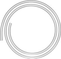 Kero-Polyurethanschlauch transparent, Aussendurchmesser 4mm