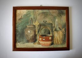 STILLLEBEN, AQUARELL, SCHWEIZ ?, SIGNIERT UND DATIERT 93.