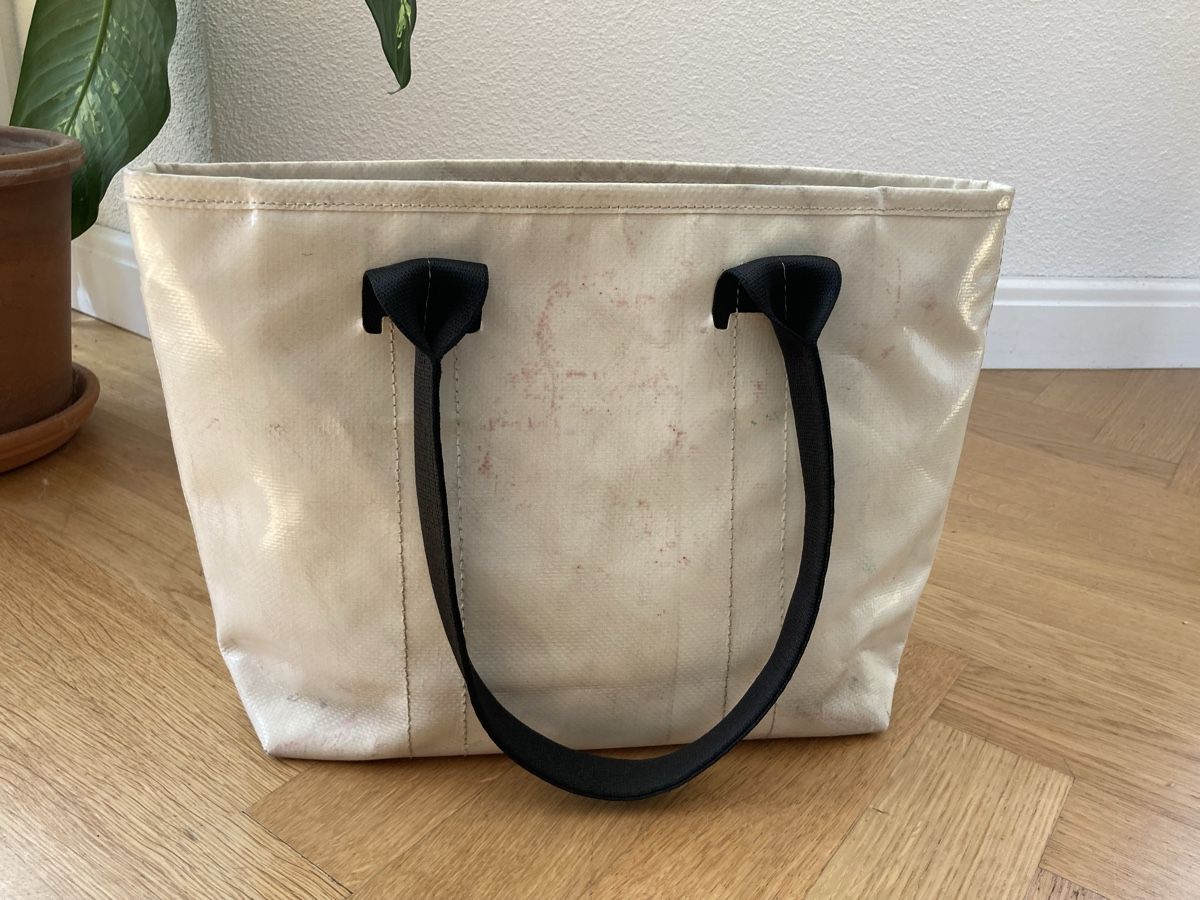 Freitag Borse: FREITAG Tasche weiss / orange – Usato da Winterthur venduto da Wandelbar 3