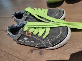 Tom tailor Stoff sneaker grösse 32 grau grün 