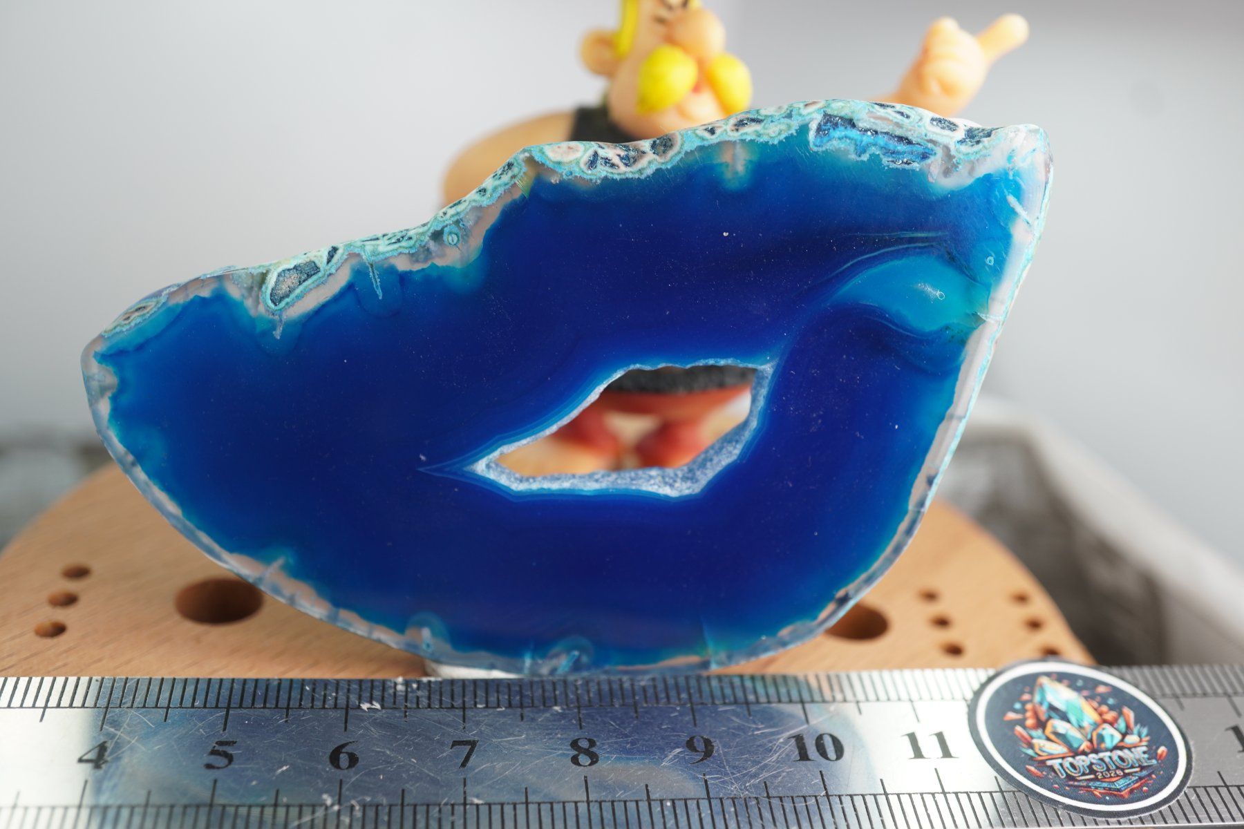 Mineralien & Heilsteine: Achat Blau   Scheibe    Blue   Ab 1.-(1) – Neu und originalverpackt aus Eschenbach SG von topstone 6