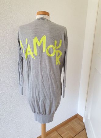 Robe pull laine Escada Sport gris XS L'AMOUR automne