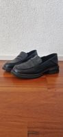 Schwarze Loafers Damen Grösse 36 Leder guter Zustand