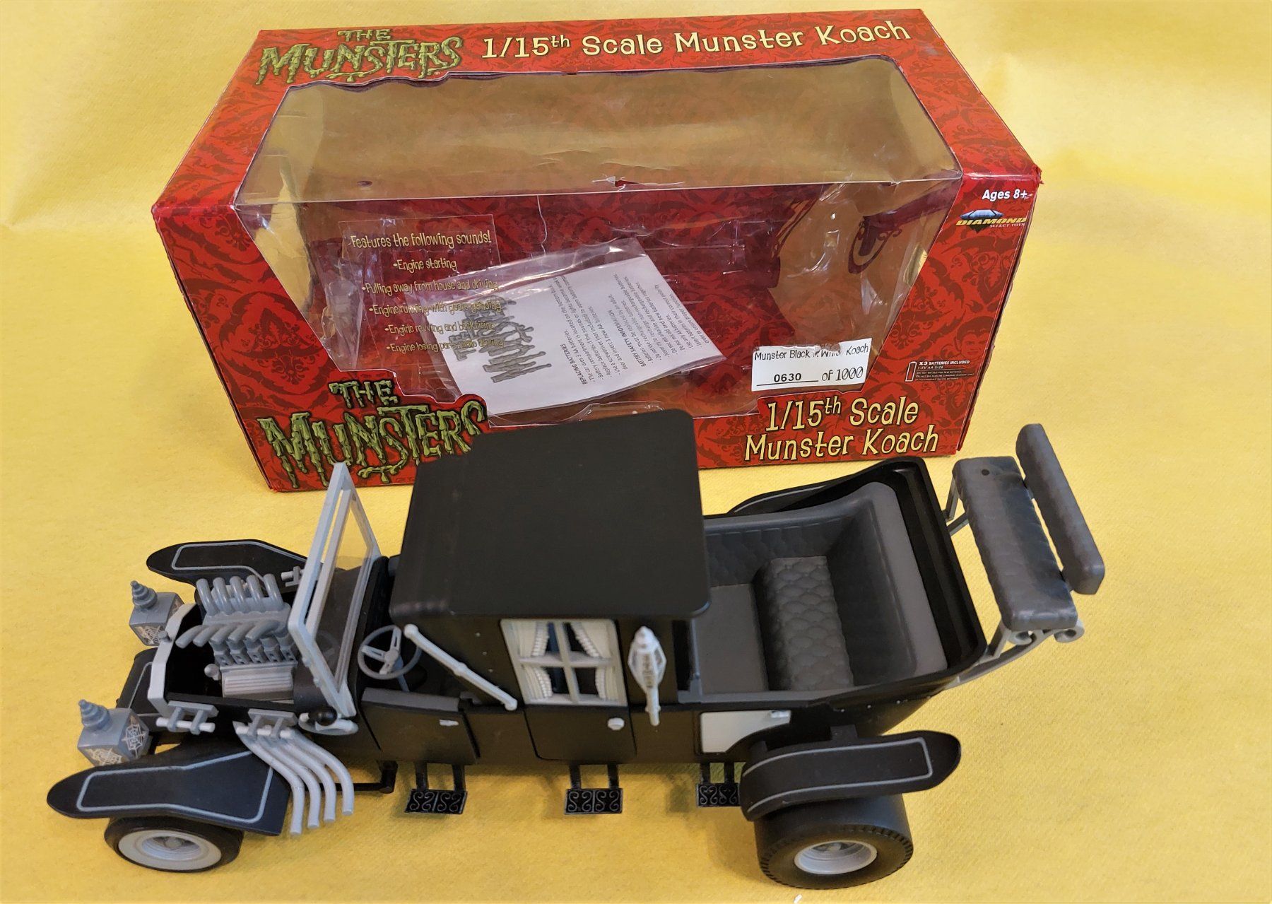 Modellbausätze & Standmodelle: The Munsters Modell 1:15 Munster Koach Black & White – Gebraucht aus Igis von magneto_hg
