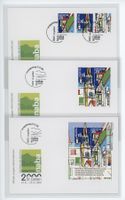 NABA St.Gallen 2000 3 FDCs C6-Format (klein)