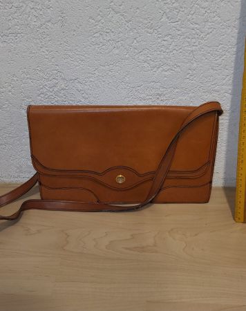 Vintage Ledertasche Umhängetasche