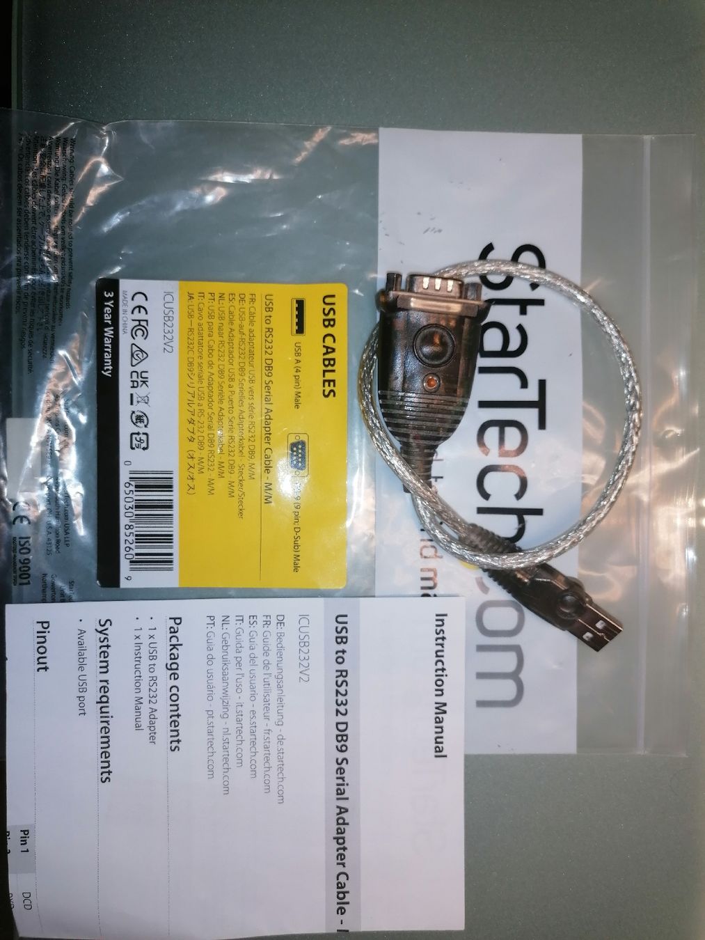 Unità & Adattatore: USB to Serial RS232 Adapter cable – Nuovo e nell'imballaggio originale da Pfäffikon ZH venduto da Gabriel64 5