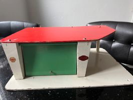 Alte Spielzeug Autogarage Garage antik