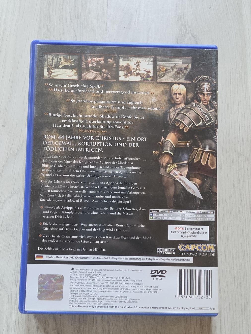 Sony Giochi: Shadow of Rome PS2 PAL – Usato da Tafers venduto da whereyogamesat 2