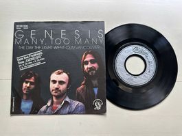 GENESIS tolle Single Kult PHIL COLLINS Many too many 70's