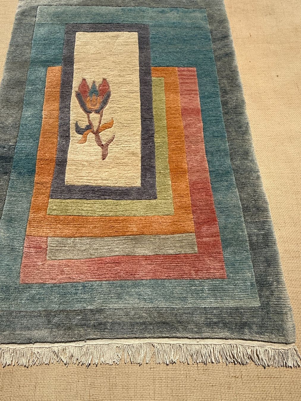 Tappeti: Nepal 175x118cm Teppich handgeknüpft sauber – Usato da Vacallo venduto da cri_229f 2