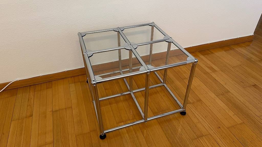 Tische: USM Glas Couchtisch – Gebraucht aus Zug von tho_b78v 1