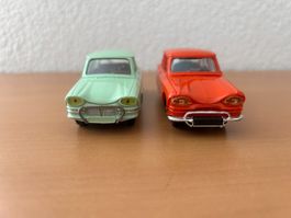 Zwei Modellautos, Citroen Ami 6, verschiedene Farben 1/43