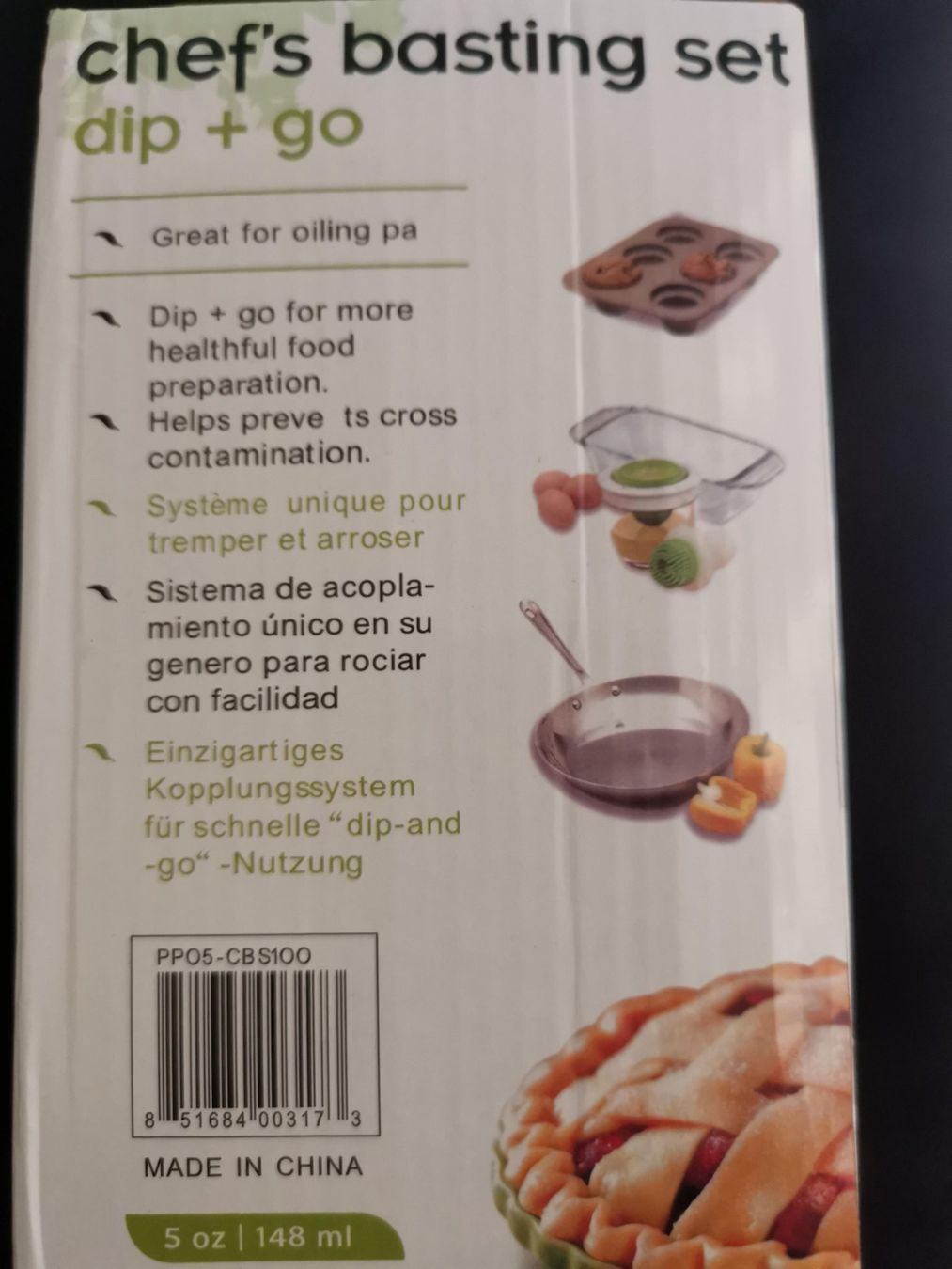 Elettrodomestici da cucina: Chef's Basting Set "Dip + Go" - Neu & Originalverpackt! – Nuovo e nell'imballaggio originale da Goldach venduto da Top-Shops 2