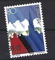 1991 - Berner Alpen mit Stadtsilhouette