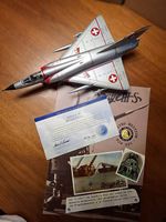 Franklin Mint 1/48 Metallmodell Mirage 3 Rarität