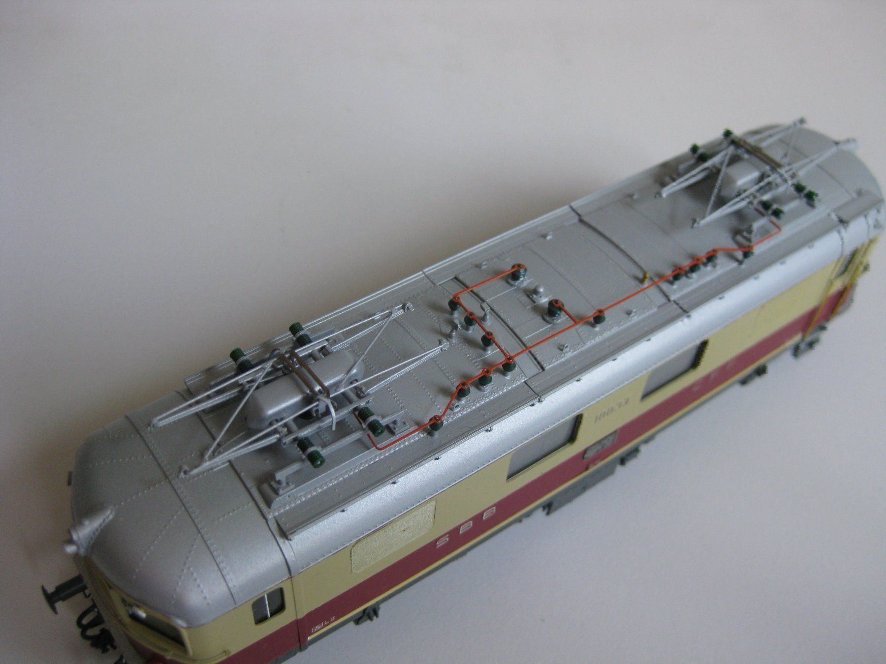 Lemaco Modellini di ferrovie: Lemaco SBB Re 4/4 I 10033 TEE,  HO 21/2 – Usato da Buchs ZH venduto da swiss-train 4