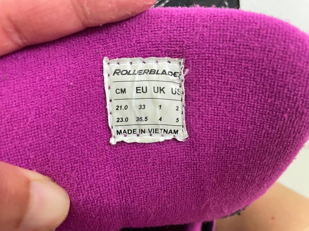 Patins à roul. & inline: Patin fille taille ajustable 33 /35.5 – D'occasion à Ependes FR par Dmisko11 1