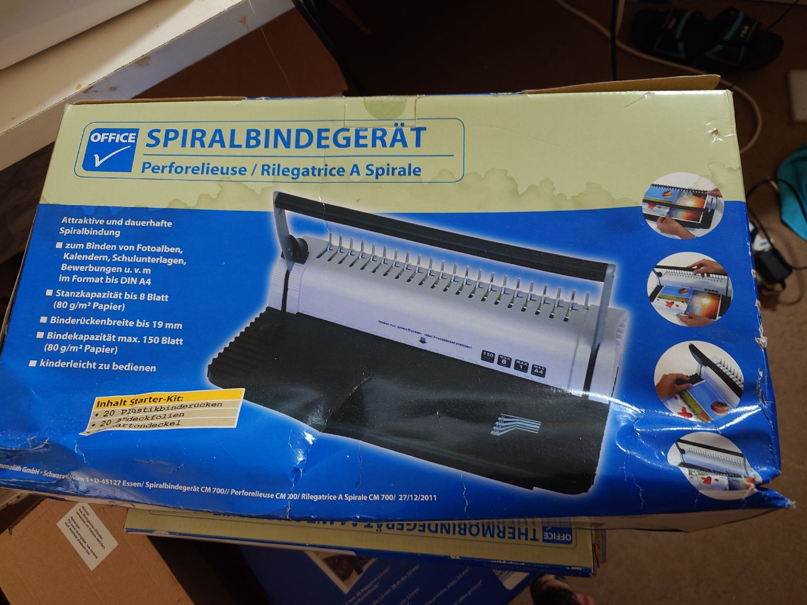Macchine rilegatrici: Spiralbindegerät+Thermobindegerät – Nuovo (secondo la descrizione) da Bassersdorf venduto da Joho21