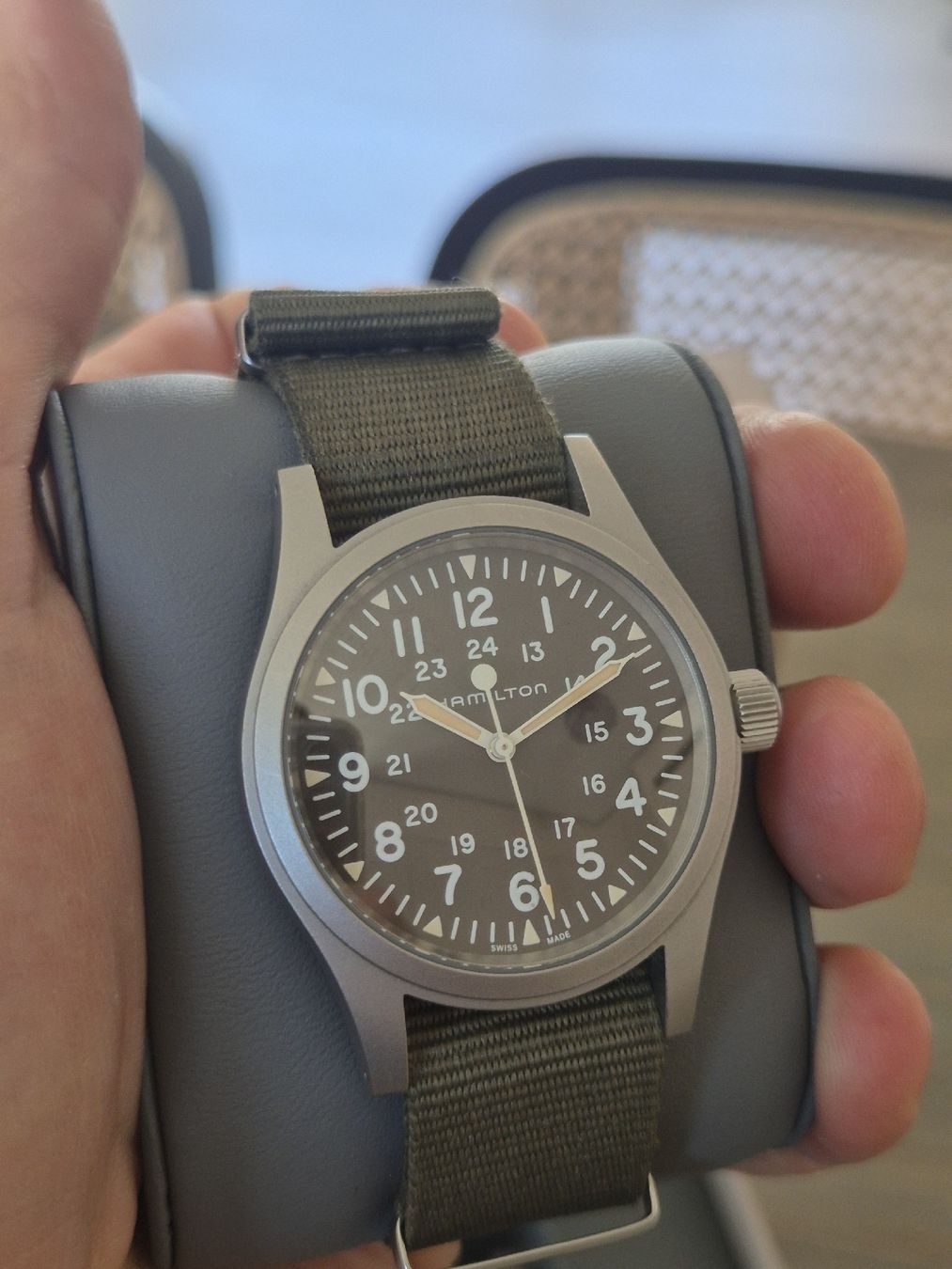 Hamilton Orologi: Hamilton Khaki Field Mechanical 38mm – Usato da Chêne-Bougeries venduto da LeTudor 1
