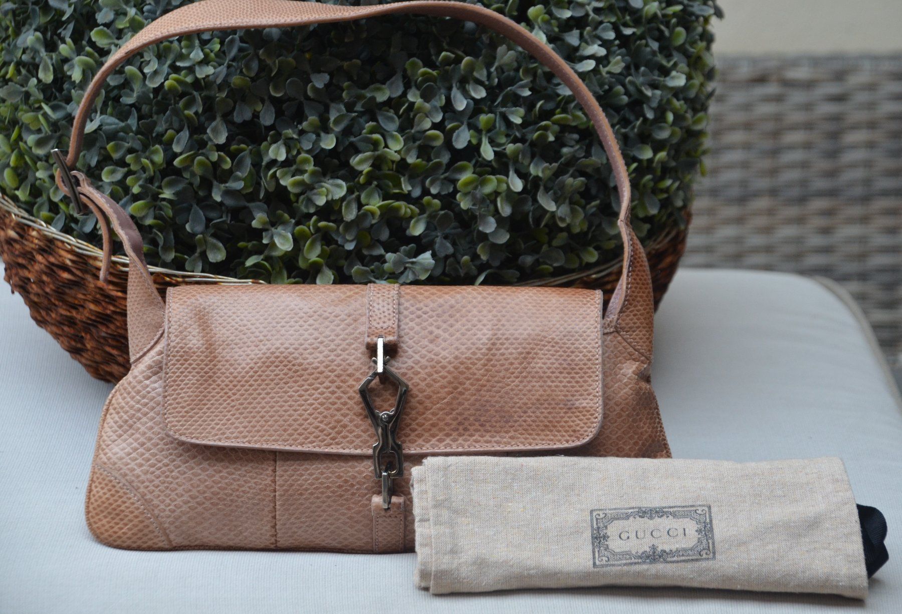 Gucci Borse da donna: Gucci Tasche - Eidechsenleder / sac - cuir de lézard – Usato da Collonges venduto da Auganien