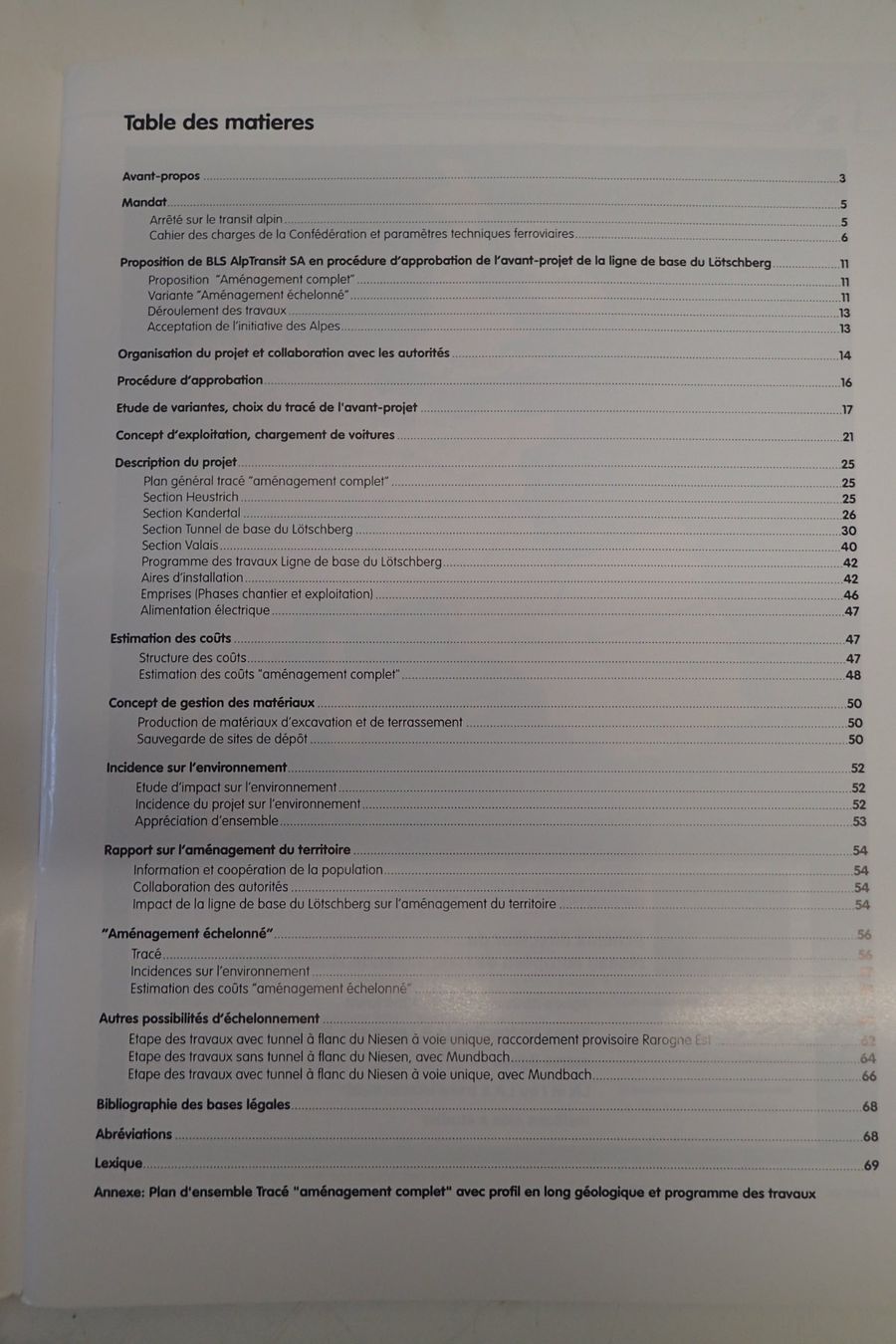 Bücher: BLS Alpentransit - Ligne de base Lötschberg - avant-projet – Gebraucht aus Lausanne von Biquette6 1