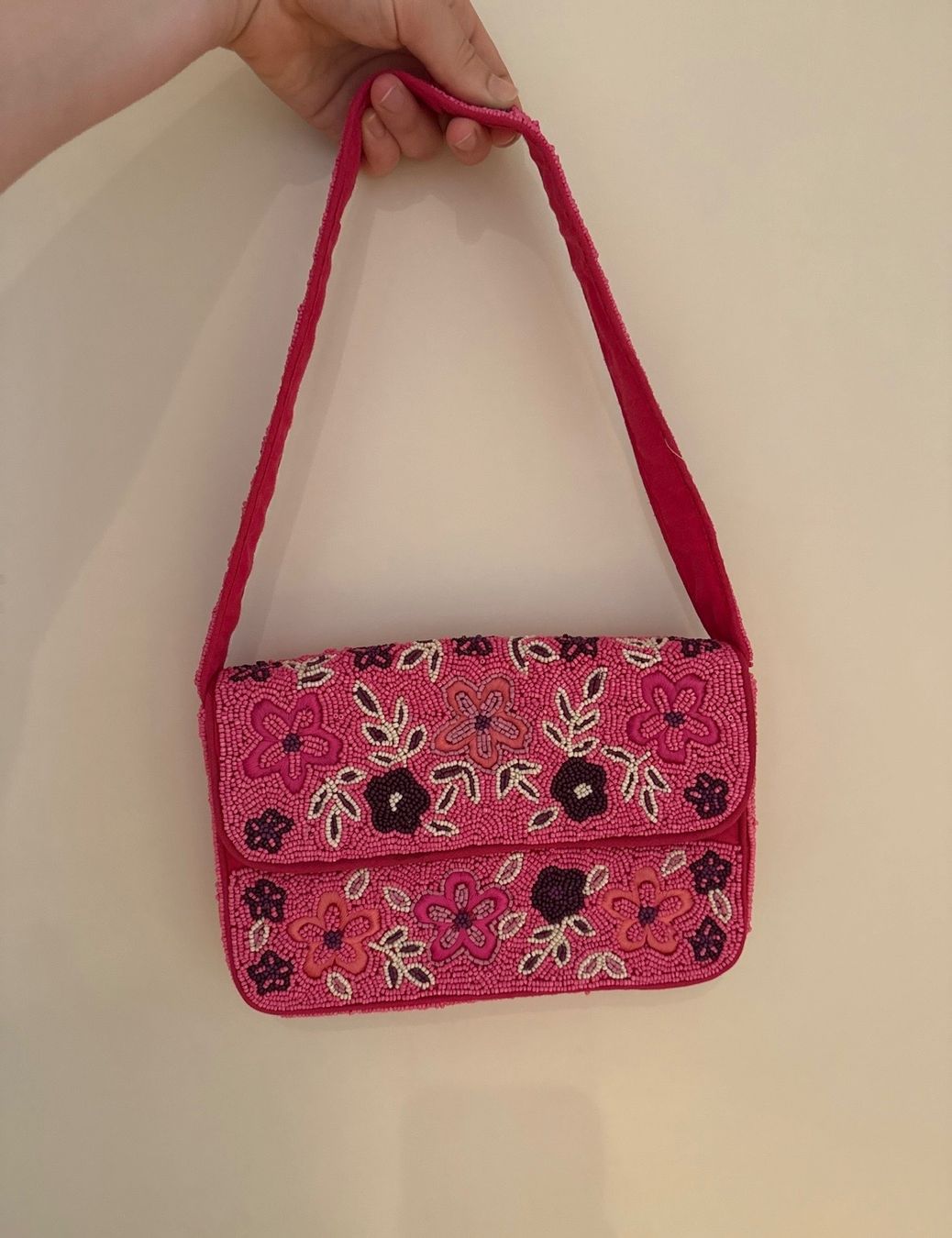 Sacs femmes: Pink beaded shoulder bag – D'occasion à Zürich par AnnaSaskia 8