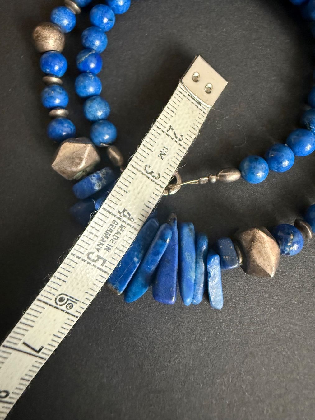 Colliers: Lapislazuli Kette mit Silber Verschluss 925 – D'occasion à Spiegel b. Bern par Rogger72 5