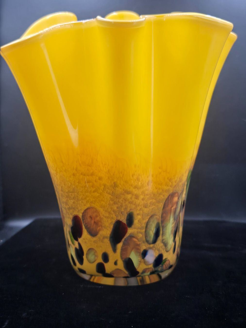 Vasi & Recipienti: Taschentuch Glas Vase Hand Made – Usato da Rorschacherberg venduto da snOOpydOg11 2