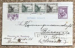 POSTKARTE SPANIEN 1939